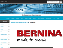 Tablet Screenshot of dlbargainbox.com